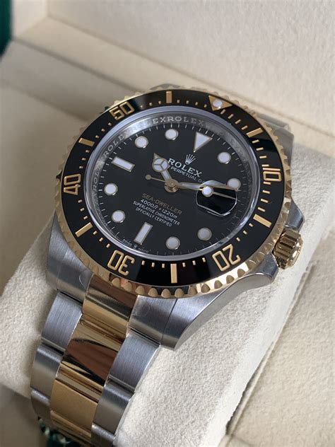 rolex sea dweller rose gold price|rolex sea dweller price uk.